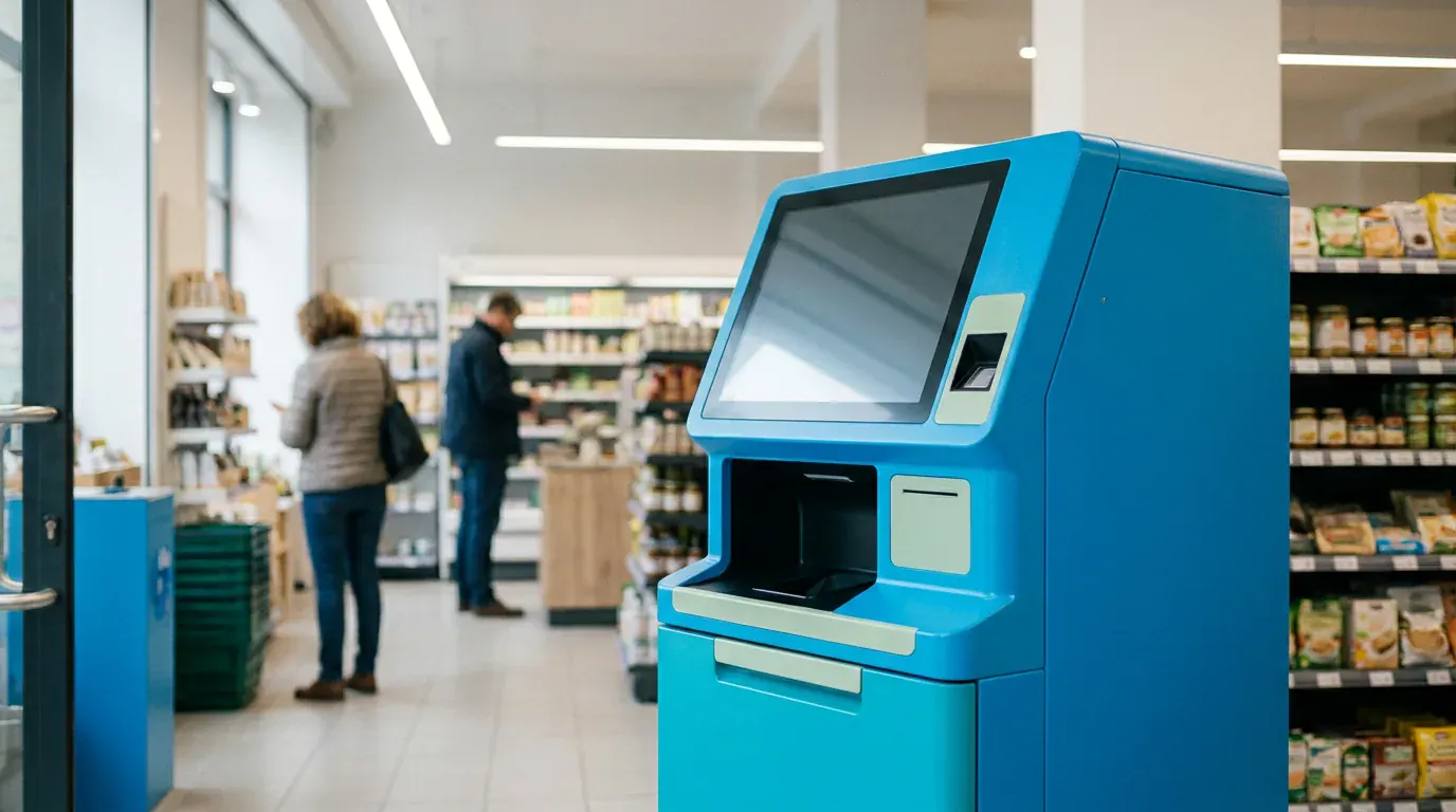 Machine RVM pour supérette : compacte, silencieuse, rentable